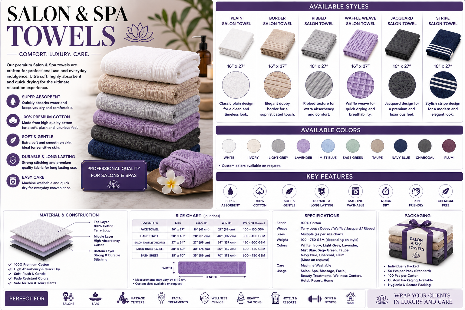 Salon & Spa Towels